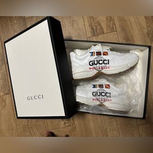 Gucci Rhyton White Worldwide (Size Gucci 9 or US 9.5)